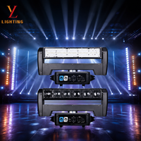 Projecteur de scène à double face 500W 6*40W avec 12 segments, stroboscope, faisceau XY et rotation infinie pour DJ