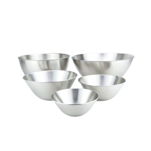 Durable food grade stainless steel <b>bowls</b> <b>set</b> heavy duty polished kitchen prep serving mixing cooking and storage <b>bowls</b> - Product Image 5