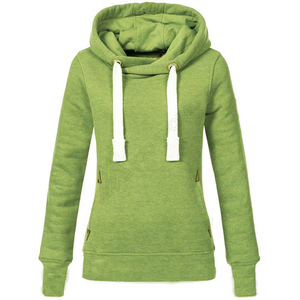 Nueva Colección de Sudaderas con Capucha de Forro Polar para Mujer, Tallas Grandes, Elegantes, con Bordado Frontal Personalizado, Ecológicas, Precio al por Mayor - Product Image 5