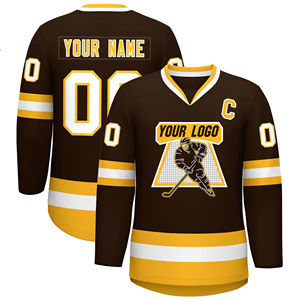 Jersey de Hockey sobre Hielo Sublimado para Mujer, Uniforme de Equipo Personalizado con Nombre y Número, Malla de Poliéster Ligera, Diseño de Fábrica OEM al por Mayor - Product Image 1