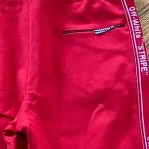 Jogging évasé décontracté de haute qualité pour hommes, pantalons de survêtement élastiques mi-empilés, motif droit froissé, coupe ample, vêtements de travail en coton - Product Image 5