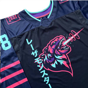 Nuevo diseño personalizado hombres hielo cuello redondo Hockey Jersey uniforme ropa deportiva hecho a medida uniforme de hockey sobre hielo - Product Image 2