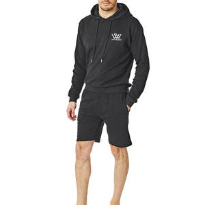 Offre Spéciale streetwear pour hommes sweats à capuche ensemble de shorts en gros à bas prix pour hommes sweats à capuche ensemble de shorts à vendre - Product Image 2