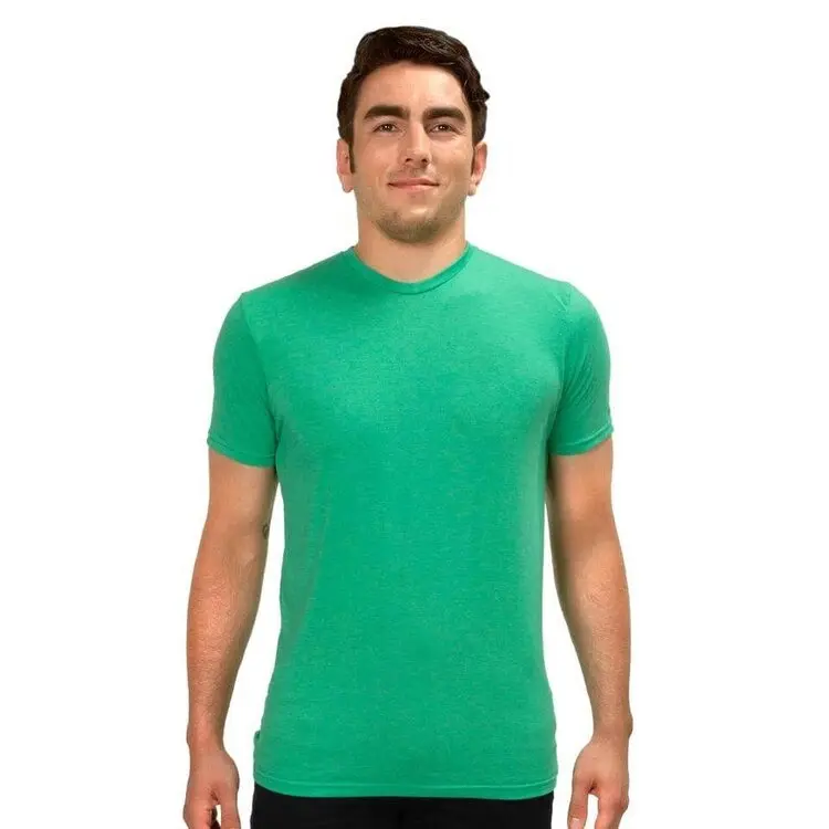 Men's Crew Neck Tee T Shirts 100% Combed Heavyweight Cotton T-Shirts Men's T-Shirt Hanes Cotton/Poly Blend 5.5 oz T Shirt