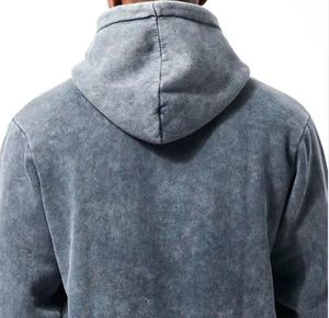 Survêtements respirants pour hommes survêtements de lavage à l'acide de haute qualité vêtements de course vêtements de jogging unis - Product Image 5