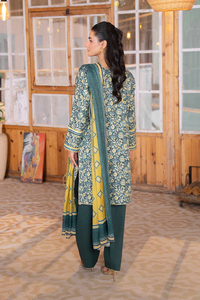 2025 nueva tendencia de moda señoras vestido de lujo traje transpirable venta al por mayor bordado impreso Allover patrón Punjabi 3 uds trajes - Product Image 4