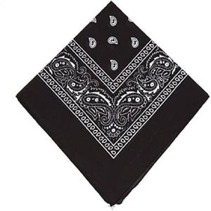 Pañuelo cuadrado de algodón hecho a mano con estampado paisley de doble cara, logotipo personalizado, para cabeza, cuello y cabello, al mejor precio de mayorista. - Product Image 3