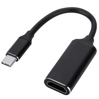 Câble adaptateur USB-C mâle vers HDMI femelle avec gaine en PVC 4K/1080P 30Hz pour ordinateur portable
