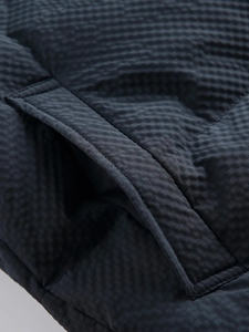 Chaqueta de bombardero de invierno impermeable personalizada de suministros de fabricante de Pakistán para Hombres Nuevo diseño Simple en blanco Color sólido de talla grande - Product Image 2