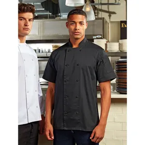 Veste de chef Coolchecker, protection de vêtements de qualité supérieure - Product Image 3