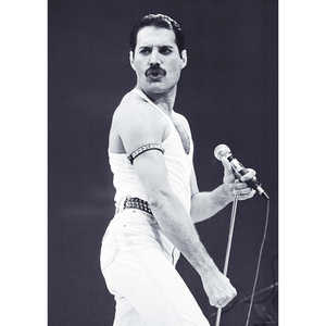 Affiche moderne de Freddie Mercury pour une décoration murale élégante - Product Image 1