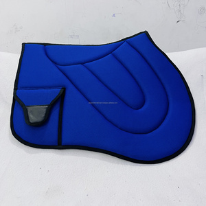 ALMOHADILLA DE SILLÍN DE MALLA DE CABALLO CON DISEÑO DE MARIPOSA CON FORRO ANTIDESLIZANTE DOBLE BOLSILLO DE VELCROW POLYESTER TRIM OEM MODELO DE DISEÑO DE LOGOTIPO PERSONALIZADO - Product Image 1