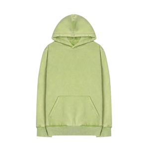 Sudadera con capucha de algodón de alta calidad French Terry de gran tamaño, Sudadera con capucha gruesa de lana con hombros caídos, sudaderas con capucha personalizadas lisas en blanco para hombres - Product Image 3