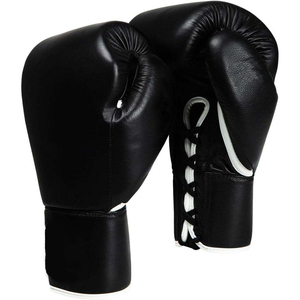 Guantes de Boxeo Personalizados OEM de Piel de Oveja con Cordones, Impermeables, para Exteriores, Guantes Profesionales para Sparring, Entrenamiento y Combate, Directo de Fábrica - Product Image 1