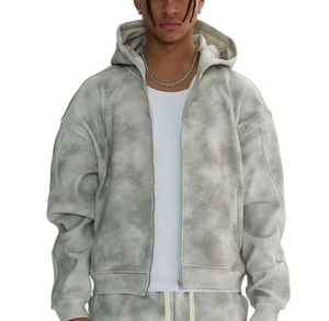Wholesale High Quality 420 Grams Heavyweight 100% Cotton Winter Hoodies Sets Unisex <b>Thick</b> <b>Fleece</b> Quick Dry Breathable 2-Piece - Product Image 5