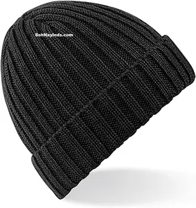 Bonnet tricoté chaud fabricants de bonnets et vente en gros chapeaux tricotés en acrylique de qualité supérieure bonnet de pêcheur