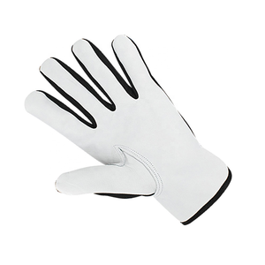 Guantes de trabajo de cuero de grano de vaca genuino Cómodos guantes de mecánico y jardinería En420 para hombres y mujeres - Product Image 3