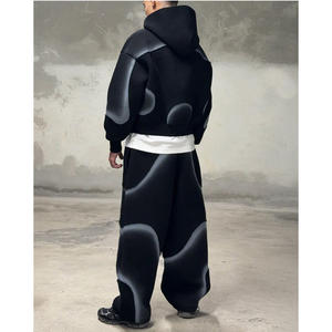 Sudadera con Capucha Personalizada Unisex de Invierno, Cálida, Estampada, Informal, de Forro Polar, Diseño 2 en 1, 100% Algodón, con Cierre de Cordón - Product Image 4