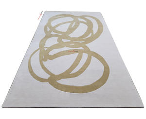 Alfombra de algodón de lujo con mechones a mano de gran tamaño de gama alta 3D estilo contemporáneo alfombra en forma de pila alta-baja a la venta - Product Image 4