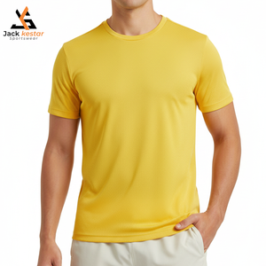 High Quality Oversized Formal T-<b>Shirt</b> 100% Cotton Knitted Shortsleeve Breathable Quick Dry <b>Summer</b> Wear Best Selling Men's Plain - Product Image 1