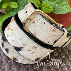 Cinturón de piel de vaca de lujo de marca famosa 2024 con cinturones de piel de vaca genuina Natural de alta calidad hechos a mano - Product Image 1