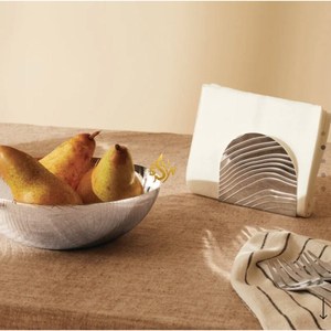 Porte-serviettes design moderne en acier inoxydable forme personnalisée argent polonais porte-mouchoirs en papier Table à manger utilisation dans le salon - Product Image 3