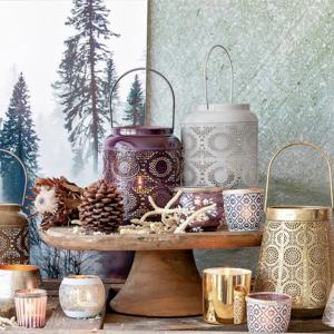 Portavelas Votivo Marroquí de Alta Calidad 2025 en Color Único para Decoración Navideña, de Pascua, Festiva, del Hogar y para Eventos - Product Image 3