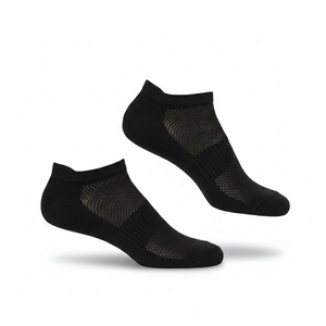 Chaussettes de sport en coton noir personnalisées 2026, production en gros OEM Turquie avec votre logo de marque, saison estivale - Product Image 1