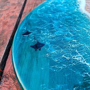 Tablas de Cortar de Resina Epoxi y Madera Ecológicas, Únicas y Personalizadas, Aptas para Lavavajillas, para Cocinas de Hogar, Hotel y Restaurante, de la India - Product Image 1