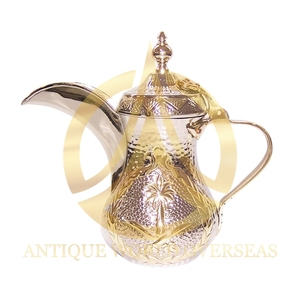 คําโลหะDallahในทองเหลืองและเหล็กสําหรับร้านอาหารโรงแรมโต๊ะกาแฟชาเสิร์ฟการใช้งาน - Product Image 4