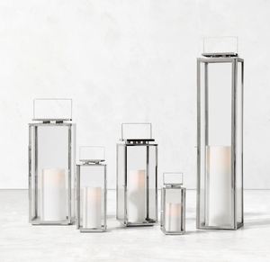 Lanterne décorative en acier inoxydable, design de luxe pour mariage, maison, hôtel, Restaurant, bureau, haute qualité, fabriquée en inde - Product Image 6