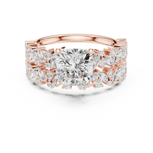 14K elegante anillo de oro joyería de mujer - Product Image 4