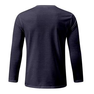 New Arrival Top Quality Printed 100% Cotton Long Sleeve Round Neck Men's T-shirt From Bangladesh Factory Best Price - Product Image 4