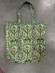 Traditionnel indien Kantha matelassé numérique imprimé Floral femmes sac fourre-tout taille personnalisée décontracté à la mode haute qualité accessoire de mode - Product Image 5