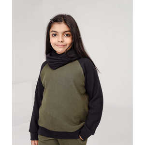 Girls' Raglan <b>Waffle</b> Knit <b>Shirt</b> - Product Image 4