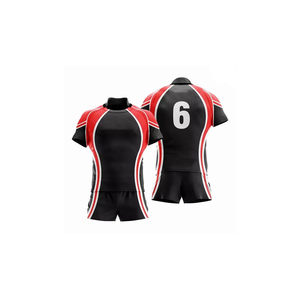 Uniformes de football de rugby personnalisés respirants en polyester 100% de haute qualité ensembles en gros pour équipes - Product Image 5