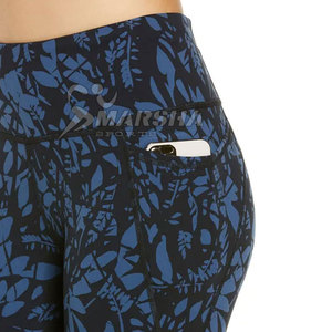 Leggings pour femmes à taille haute, respirants, à séchage rapide, en tricot, matière Spandex/Polyester, haute qualité, quantité en gros - Product Image 4