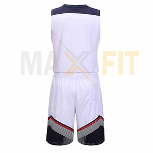 MAXFIT ENTERPRISES-Ensemble de maillots de basket-ball d'équipes collégiales personnalisés, vêtements de sport respirants avec options de taille - Product Image 3