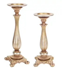 New Arrival Latest Design Light Luxury Gold Polished Candle Stand Candelabra Elegant Metal Candle Holders