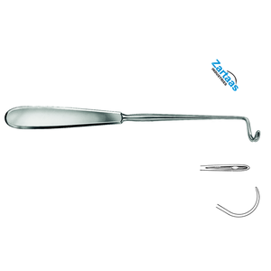 Aguja de Ligadura Deschamps de Acero Inoxidable de Alta Calidad, 24 cm, para Zurdos, Fabricante y Exportador de Instrumentos Quirúrgicos - Product Image 6