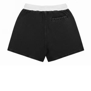 Ensemble décontracté léger et personnalisé pour homme : T-shirt à col rond et short à taille élastique, coupe régulière, tenue de détente d'été, gris foncé - Product Image 6