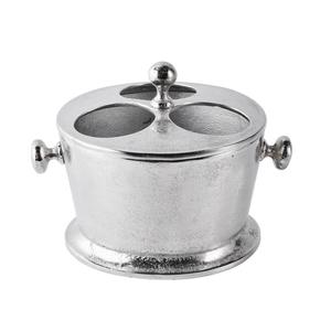 Cubo de hielo para champán con acabado dorado, enfriador de vino de lujo con logotipo personalizado - Product Image 2