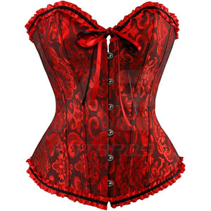 Latest Style Solid Color Women Over Bust Corset with Neoprene <b>Tummy</b> <b>Control</b> Breathable Fabric-Wholesale Customized Shapewear - Product Image 1