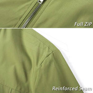 Chaqueta de invierno cortavientos impermeable para deportes de trabajo al aire libre para hombres, chaquetas de bombardero para hombres de Golf de talla grande para hombres - Product Image 4