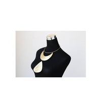 Collar de lujo personalizado, joyería de moda, producto hecho a mano de la mejor calidad, collar de latón superior para regalo, fiestas de boda, uso de mujeres