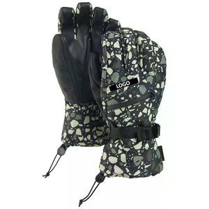 Guantes de Esquí Personalizados de Buena Calidad y Económicos, Impermeables, con Forro de Borrego y Palma de Cuero de Poliéster, Cálidos para Invierno, Nieve y Moto de Nieve - Product Image 2