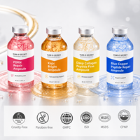 Ampoule de peptide de cuivre bleu en marque privée |   Fabricant de sérum au peptide GHK-Cu pour raffermir, hydrater et lutter contre le vieillissement cutané
