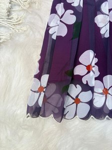Tela de Seda Georgette 100% Pura con Estampado Floral, Hermoso Diseño, Magnífico Lahenga Choli para Fiestas de Cumpleaños y Uso Especial Festivo - Product Image 6