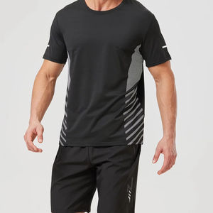 2025 été noir survêtements pour hommes ensemble manches T-Shirt + Shorts vêtements de sport marque costume de sport surdimensionné Sortswear Baketball - Product Image 1