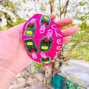 Best-seller Athleisure Handmade Seed Glass Beads Bandeaux Design unique de style turban pour accessoires de cheveux Tissu sans alcool - Product Image 2